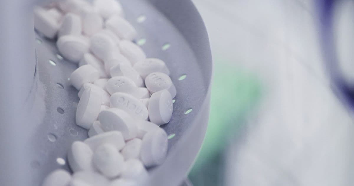 Comprimés de Wegovy 25 mg en production — photographie officielle Novo Nordisk